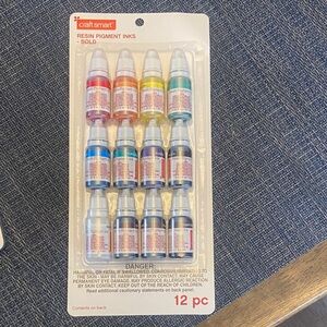 Craft smart Resin Pigment Inks - Bold 12-Pack nib